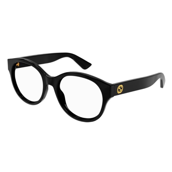 NEW GUCCI EYEGLASSES GUCCI GG1580O 001 SHINY BLACK EYEWEAR - Picture 1 of 4
